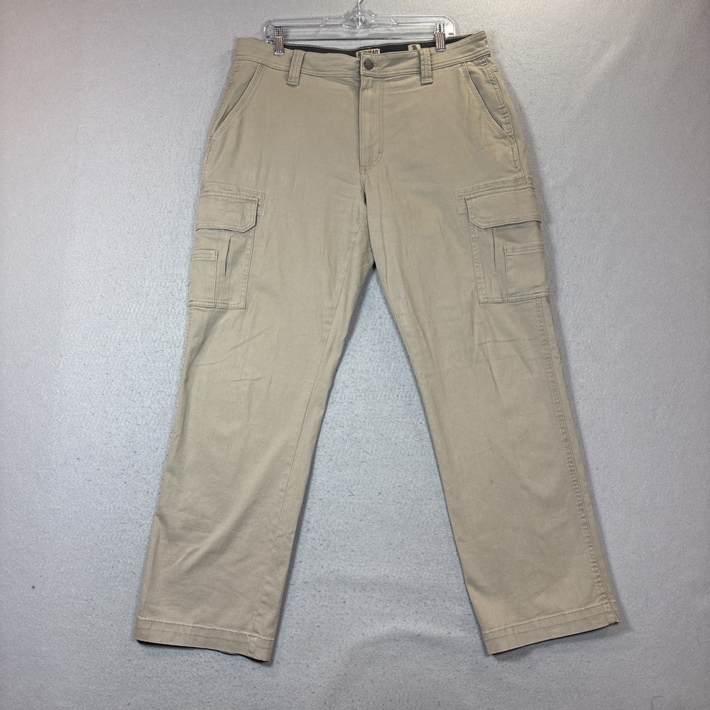 RedHead Men's Ripstop Cargo Pants Khaki Beige Size 36x32 Utility